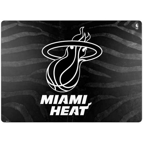 NBA Miami Heat Black Animal Print Surface Laptop 7 15in Skin