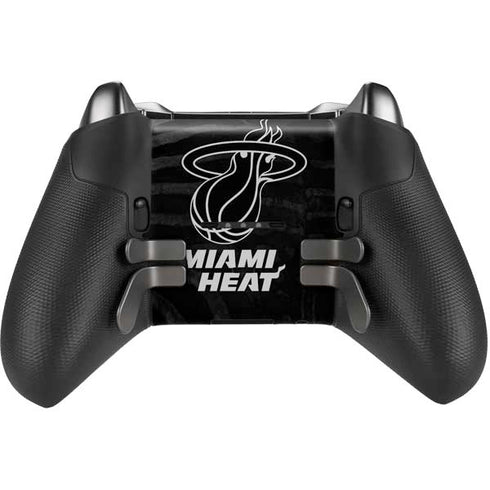 NBA Miami Heat Black Animal Print Xbox Elite Wireless Controller Series 2 Skin