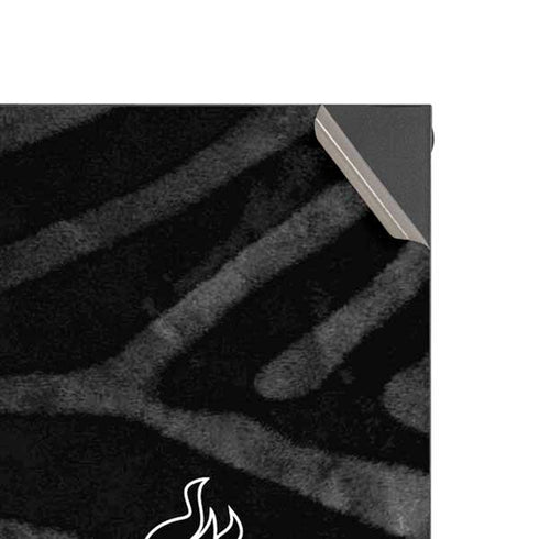 NBA Miami Heat Black Animal Print XBox Series X Digital Edition Console Skin