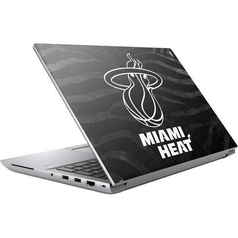 NBA Miami Heat Black Animal Print HP ZBook Fury 16 G10 Skin