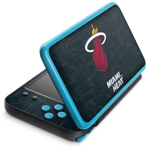 NBA Miami Heat Black Partial Logo Nintendo Skins