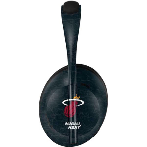 NBA Miami Heat Black Partial Logo Bose Noise Cancelling Headphones 700 Skin