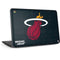 NBA Miami Heat Black Partial Logo HP Chromebook Skin