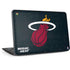 NBA Miami Heat Black Partial Logo HP Chromebook Skin
