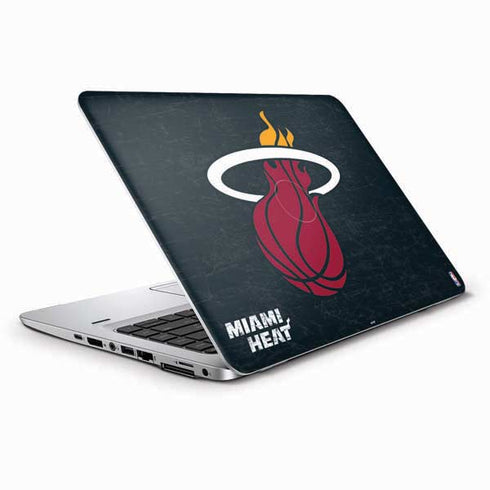 NBA Miami Heat Black Partial Logo HP Elitebook Skin