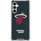 NBA Miami Heat Black Partial Logo Galaxy A16 5G Clear Case