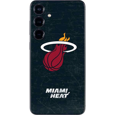 NBA Miami Heat Black Partial Logo Galaxy A16 5G Skin