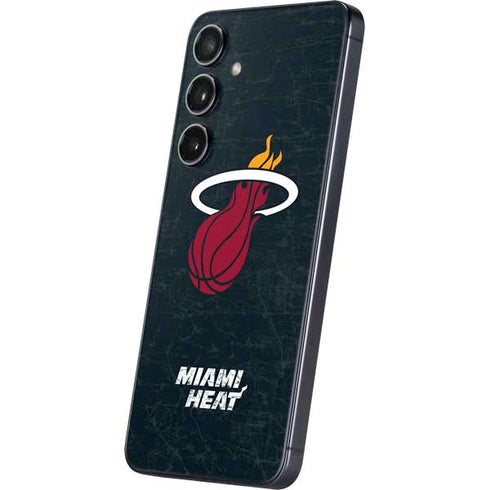 NBA Miami Heat Black Partial Logo Galaxy A16 5G Skin