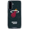 NBA Miami Heat Black Partial Logo Galaxy A36 5G Clear Case