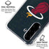 NBA Miami Heat Black Partial Logo Galaxy A36 5G Clear Case