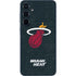 NBA Miami Heat Black Partial Logo Galaxy A55 5G Skin