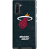 NBA Miami Heat Black Partial Logo Galaxy Cases