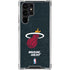 NBA Miami Heat Black Partial Logo Galaxy S23 Ultra Clear Case