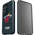 NBA Miami Heat Black Partial Logo Galaxy S25 Impact Case