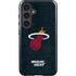 NBA Miami Heat Black Partial Logo Galaxy S25 Plus Impact Case