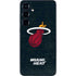 NBA Miami Heat Black Partial Logo Galaxy S25 Plus Skin