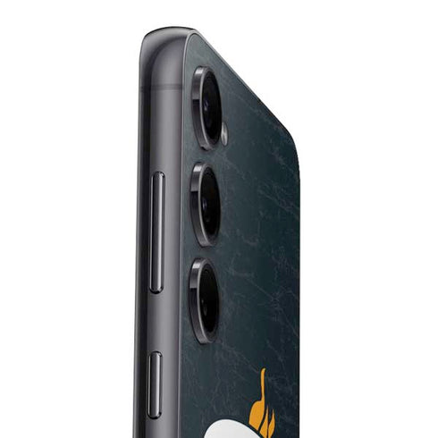 NBA Miami Heat Black Partial Logo Galaxy S25 Plus Skin