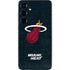 NBA Miami Heat Black Partial Logo Galaxy S25 Skin