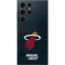 NBA Miami Heat Black Partial Logo Galaxy S25 Ultra Skin