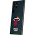 NBA Miami Heat Black Partial Logo Galaxy S25 Ultra Skin
