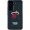 NBA Miami Heat Black Partial Logo Galaxy S24 Waterproof Case