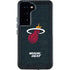 NBA Miami Heat Black Partial Logo Galaxy S24 Waterproof Case