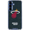 NBA Miami Heat Black Partial Logo Galaxy S25 Plus Clear Case