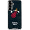 NBA Miami Heat Black Partial Logo Galaxy S26 Clear Case