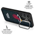 NBA Miami Heat Black Partial Logo Galaxy S26 Plus Kickstand Case