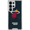 NBA Miami Heat Black Partial Logo Galaxy S26 Ultra Clear Case
