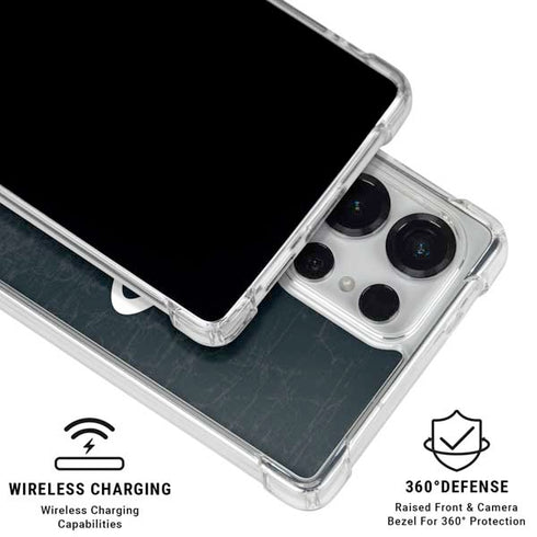 NBA Miami Heat Black Partial Logo Galaxy S26 Ultra Clear Case
