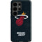 NBA Miami Heat Black Partial Logo Galaxy S26 Ultra Impact Case