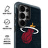 NBA Miami Heat Black Partial Logo Galaxy S26 Ultra Impact Case