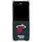 NBA Miami Heat Black Partial Logo Galaxy Z Flip6 Clear Case