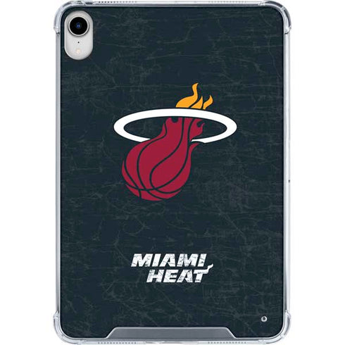 NBA Miami Heat Black Partial Logo iPad 11th Gen (2025) Clear Case