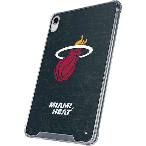 NBA Miami Heat Black Partial Logo iPad 11th Gen (2025) Clear Case