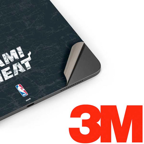 NBA Miami Heat Black Partial Logo Apple iPad Pro Skin