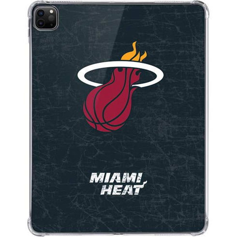 NBA Miami Heat Black Partial Logo iPad Pro 11in (2024) Clear Case