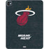 NBA Miami Heat Black Partial Logo iPad Pro 13in M4 (2024) Skin