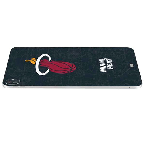 NBA Miami Heat Black Partial Logo iPad Pro 13in M4 (2024) Skin