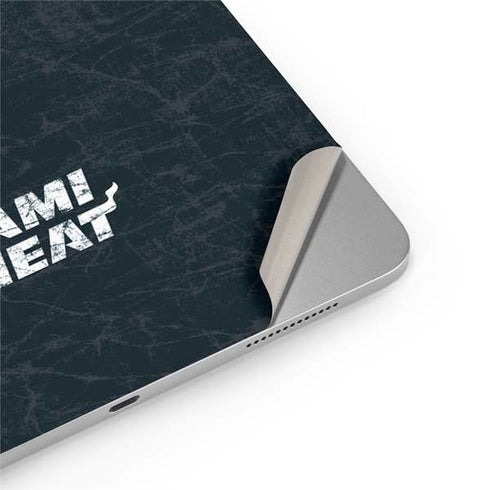 NBA Miami Heat Black Partial Logo iPad Pro 13in M4 (2024) Skin