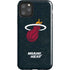 NBA Miami Heat Black Partial Logo iPhone Cases