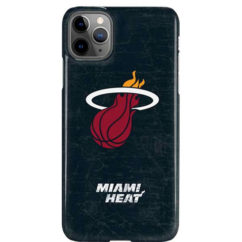 NBA Miami Heat Black Partial Logo iPhone Cases
