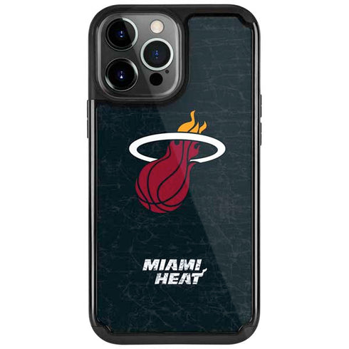 NBA Miami Heat Black Partial Logo iPhone Cases