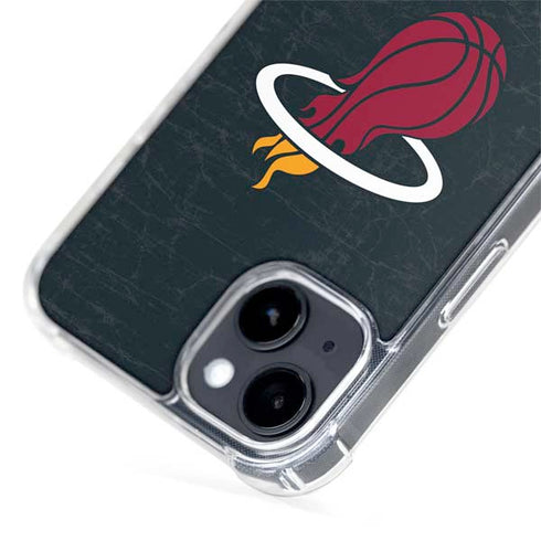 NBA Miami Heat Black Partial Logo iPhone 14 MagSafe Case