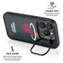 NBA Miami Heat Black Partial Logo iPhone 14 Pro Kickstand Case