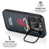 NBA Miami Heat Black Partial Logo iPhone 14 Pro Max Kickstand Case