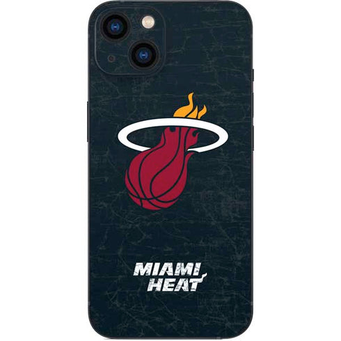 NBA Miami Heat Black Partial Logo iPhone Skins