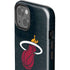 NBA Miami Heat Black Partial Logo iPhone 15 Impact Case