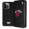 NBA Miami Heat Black Partial Logo iPhone 15 Pro Max Folio Case